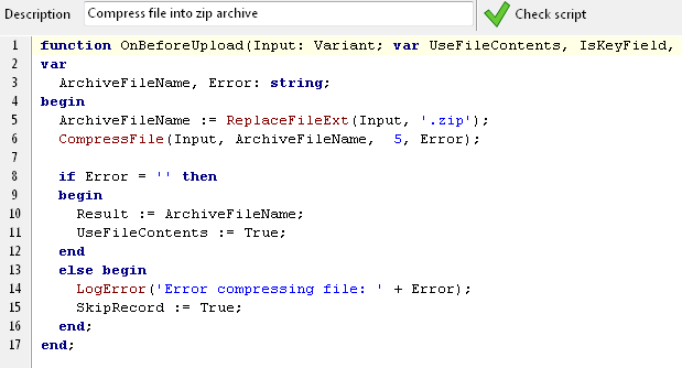 SQL Data Sets Viewer - exporting a data set.