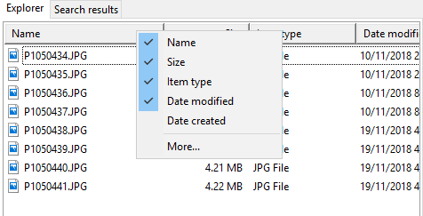 Advanced file search