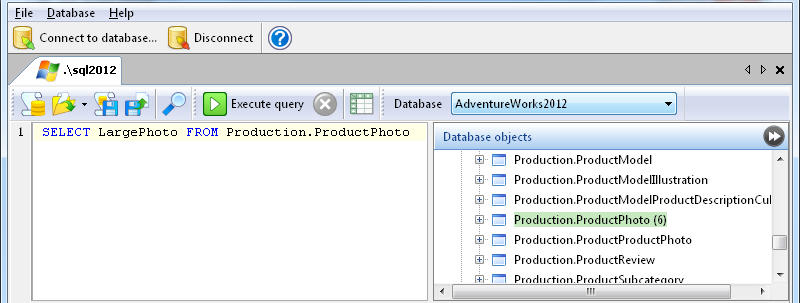 SQL Image Viewer - Viewing Images