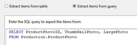 SQL Blob Export - Product Details