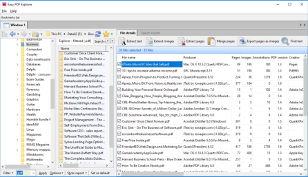 Easy PDF Explorer - Yohz Software